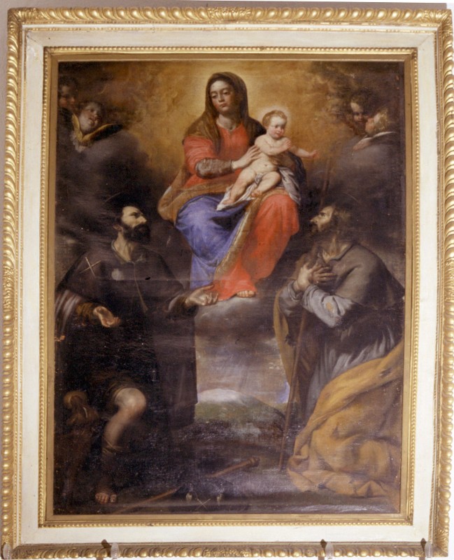 Casone G.B. sec. XVII, Madonna della Neve e Santi