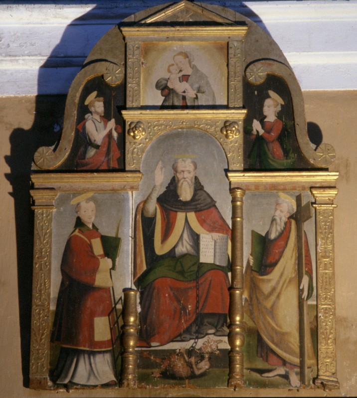 De Rossi G. (1577), Pala con San Bernardo e Santi