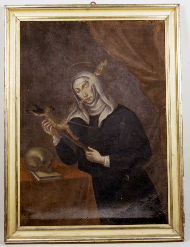 Bott. ligure sec. XVIII, Santa Caterina da Genova olio su tela