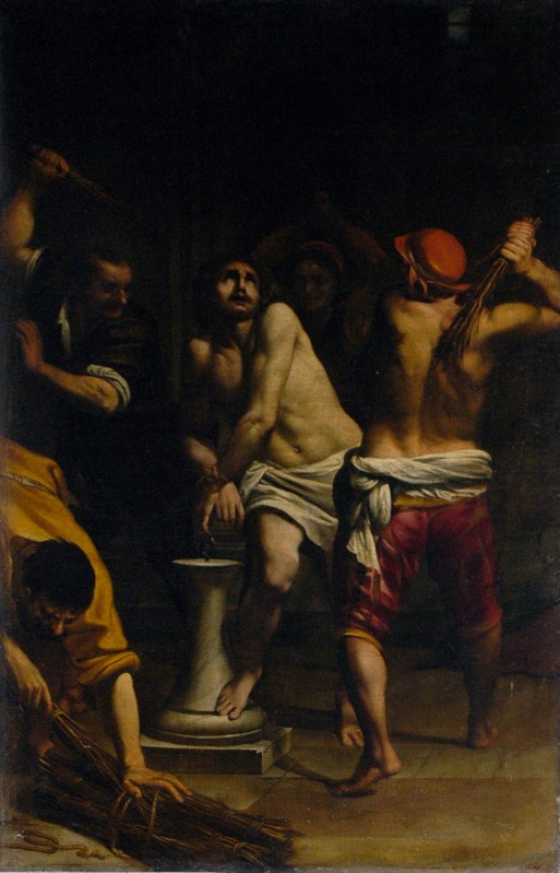 Cappellino G.D. sec. XVII, Gesù flagellato