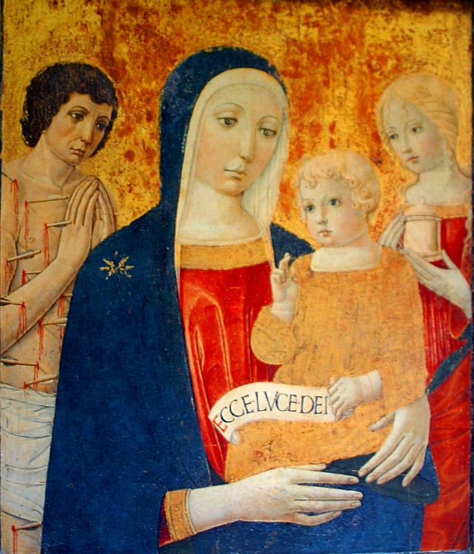 Di Giovanni B. sec. XV, Madonna con Gesù Bambino e Santi