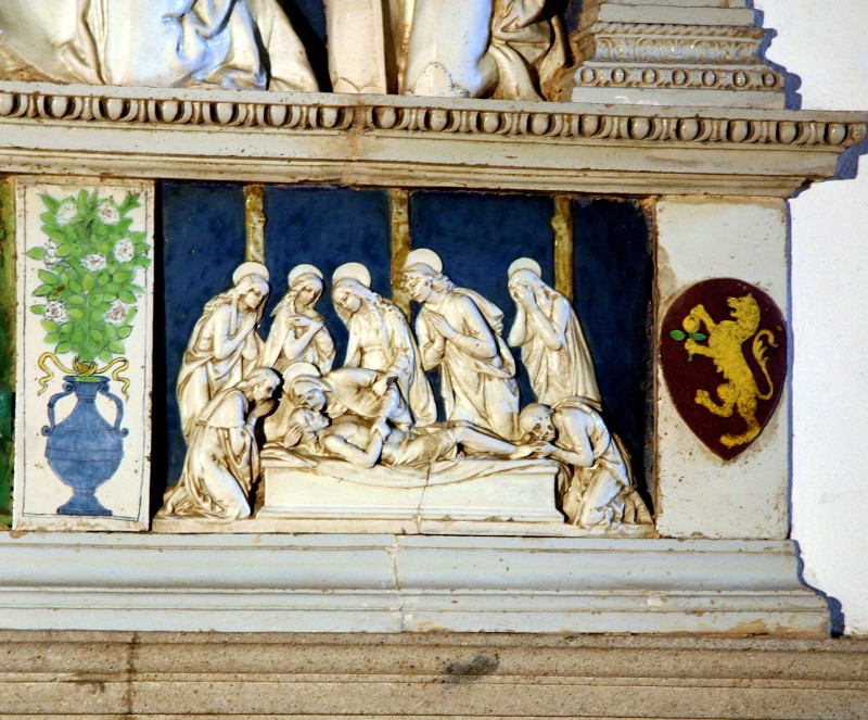 Della Robbia A. sec. XV, Gesù Cristo deposto nel sepolcro