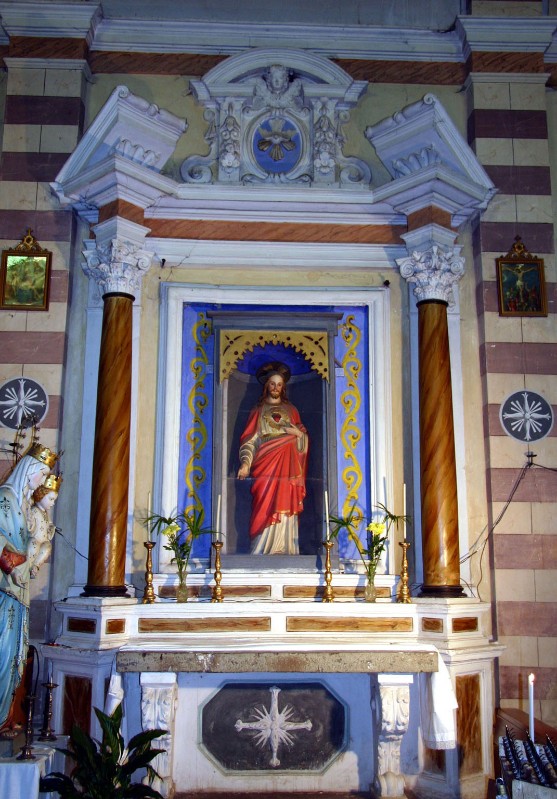 Bott. toscana (1744), Altare del Sacro Cuore di Gesù