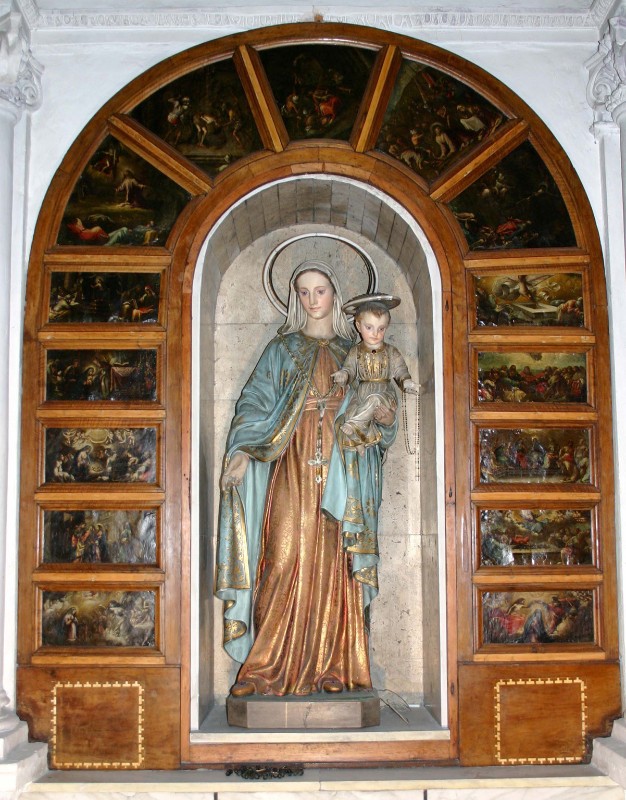 Bott. toscana sec. XVIII, Altare della Madonna del rosario
