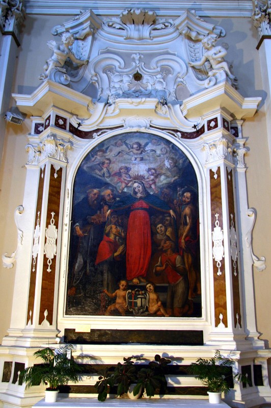 Bott. toscana sec. XVII, Altare della Madonna della misericordia