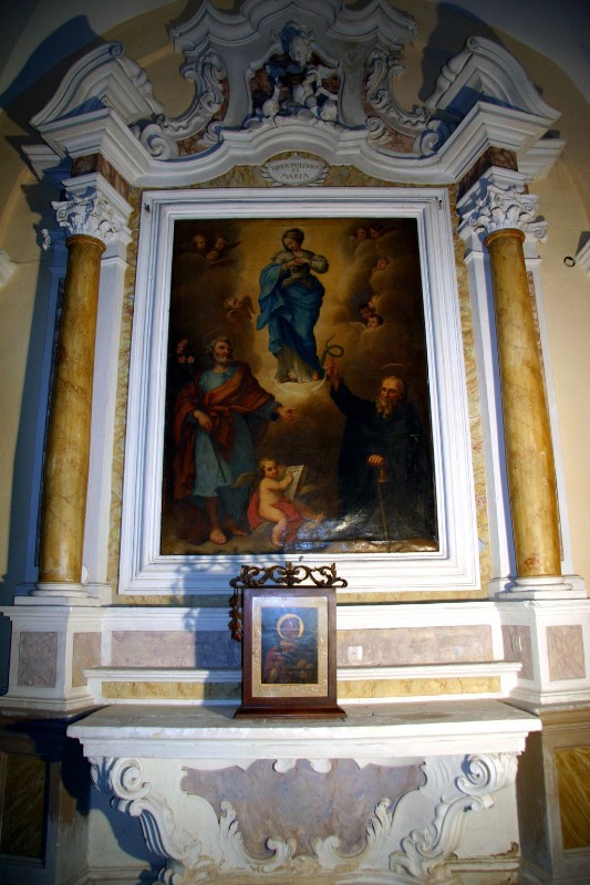Ambito toscano sec. XVIII, Altare dell'Immacolata concezione