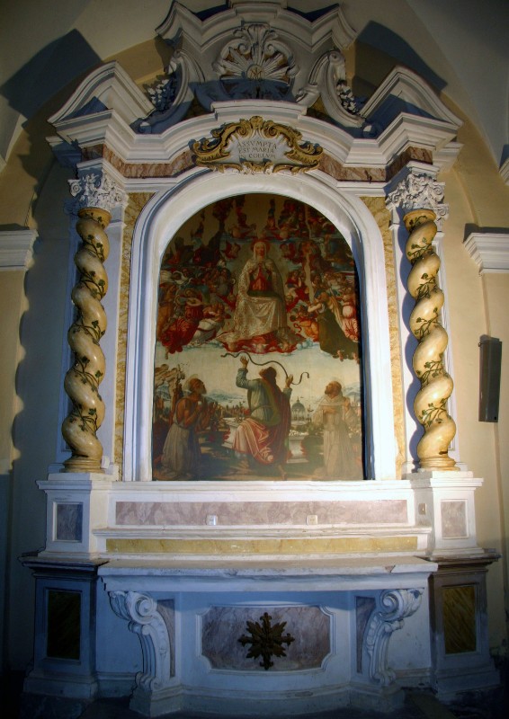 Bott. toscana sec. XVIII, Altare della Madonna assunta