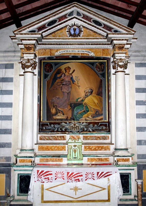 Ambito toscano sec. XIX, Altare di San Giuseppe