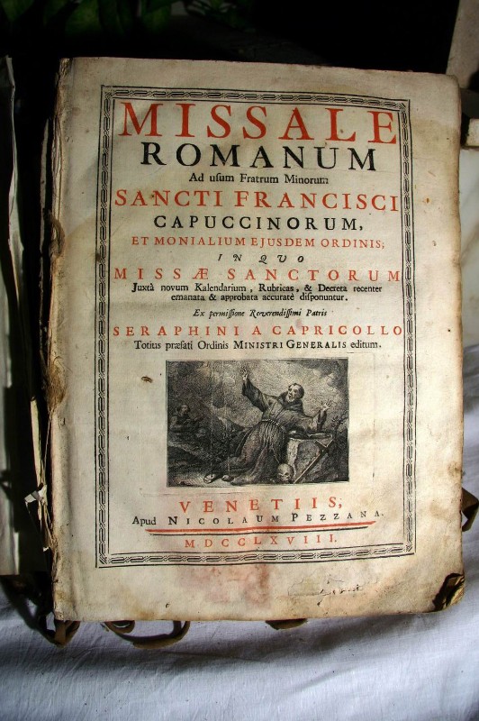 Ambito veneziano (1768), Messale romano