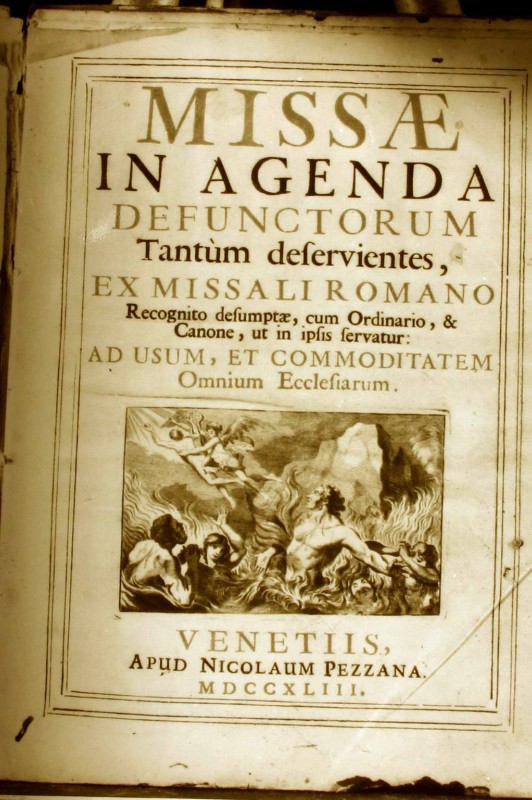 Ambito veneziano (1743), Messale