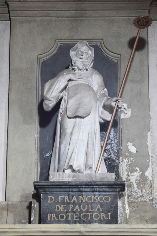 Casoni B. (1740-41), Statua in marmo di San Francesco di Paola