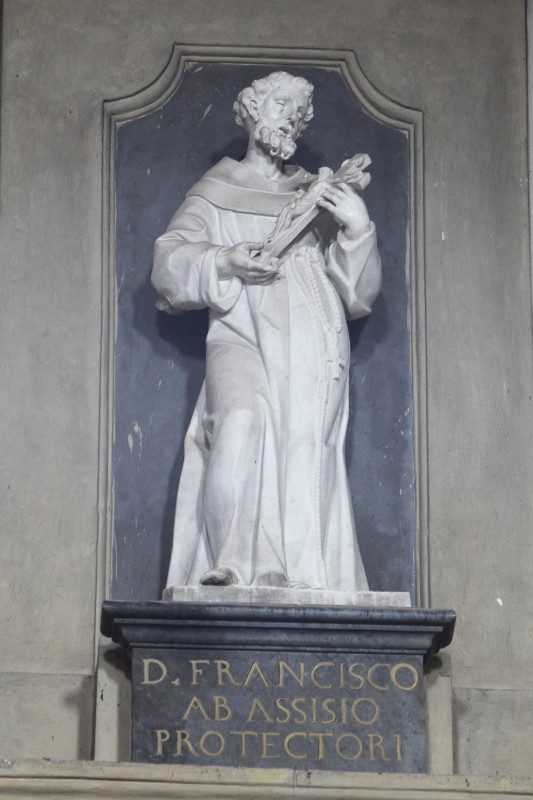 Casoni B. (1740-41), Statua in marmo di San Francesco d'Assisi