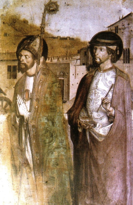 Braccesco C. sec. XV, Sant¿Erasmo e San Gerolamo