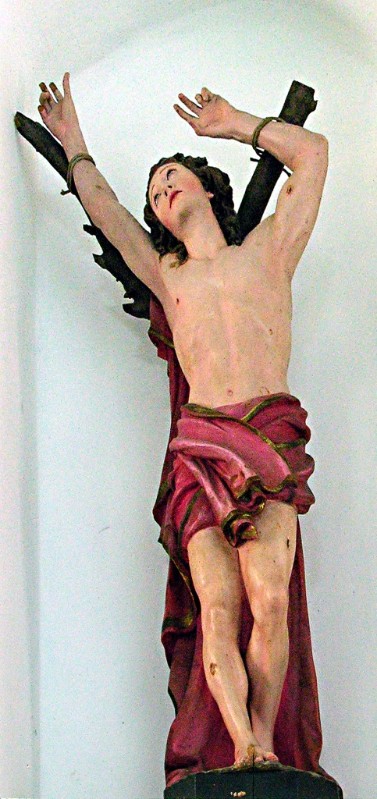 Ambito ligure sec. XIX, Statua di San Sebastiano
