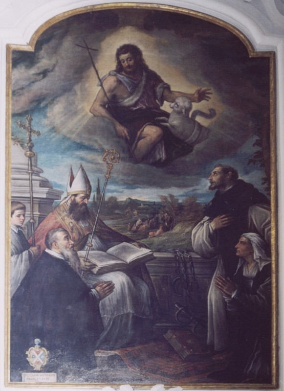 Scuola veneta sec. XVI, Giovanni Battista tra San Donato e San Leonardo
