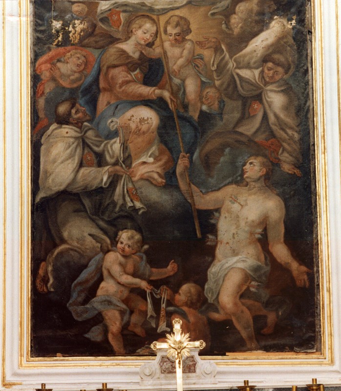 Bottega siciliana sec. XVIII, Dipinto di San Sebastiano