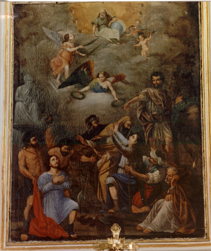 Quintavalle Pietro (1855), Dipinto dei Santi Cosma e Damiano