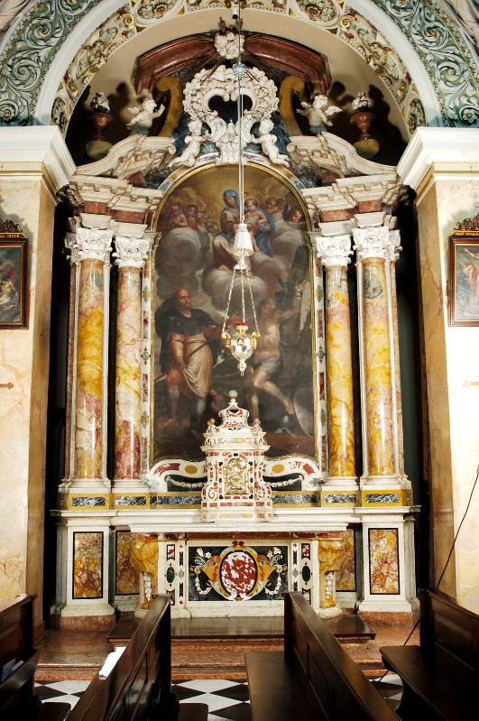 Benedetti C.-Benedetti S. (1697-1698), Altare di S. Rocco e S. Sebastiano