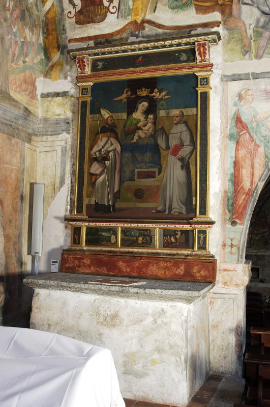 Attribuito a Fogolino M. (1539), Altare laterale sinistro