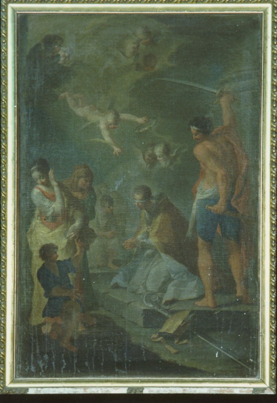 Ambito campano sec. XVII, Martirio di San Gennaro