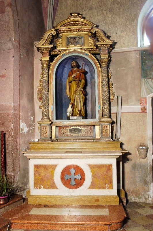 Bottega trentina secondo quarto sec. XVII, Altare laterale di S. Rocco