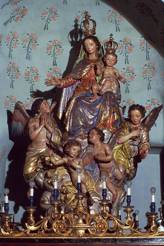 Ambito ligure-piemontese secc. XVII-XVIII, Statua processionale della Madonna