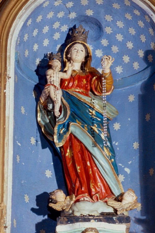 Ambito ligure (1770), Statua processionale della Madonna del Rosario