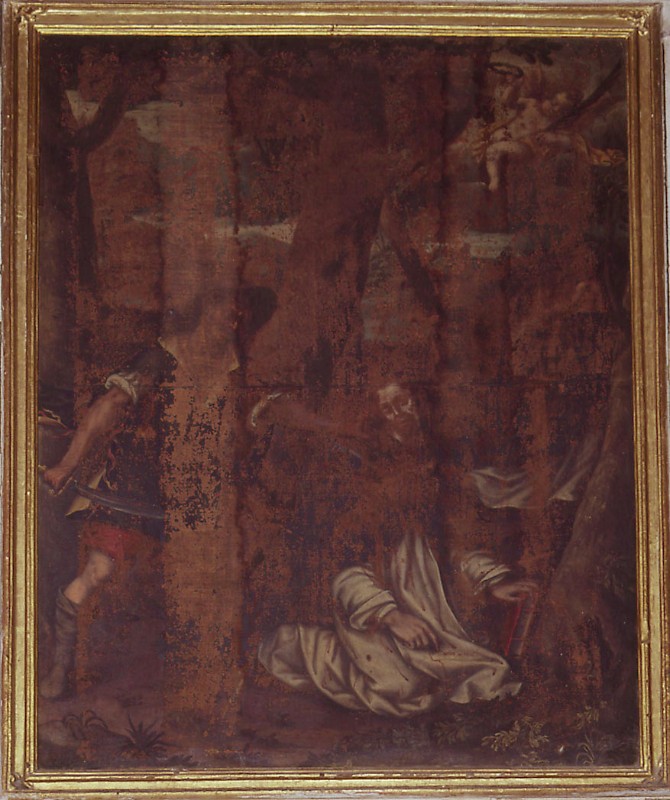 Bott. ligure occidentale sec. XVIII, Martirio di San Pietro da Verona