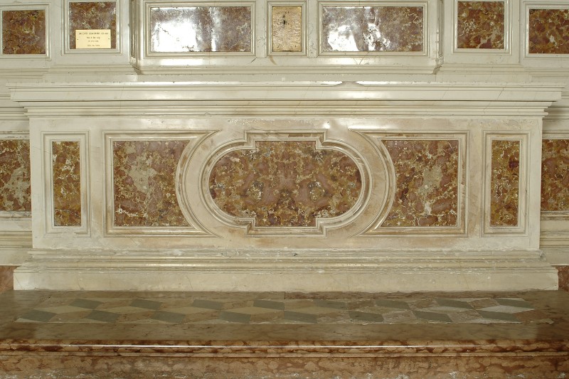 Montini F. (1770), Paliotto dell'altare di San Luigi Gonzaga