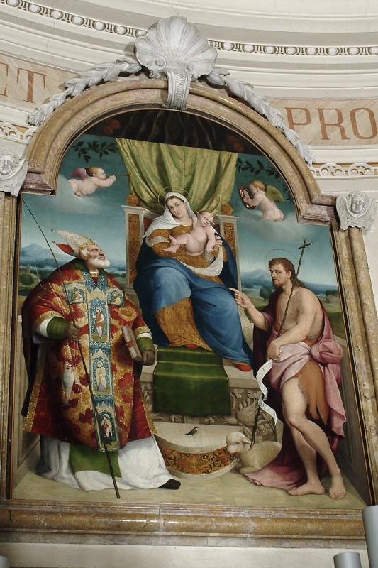 Dal Ponte J. (1538), Madonna tra San Zenone e San Giovanni Battista