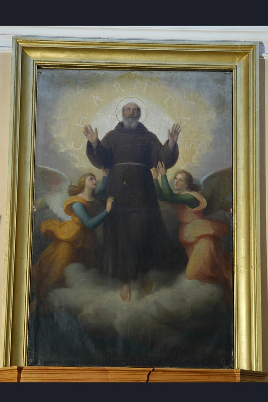 Ambito romano (1856), San Francesco di Paola in gloria