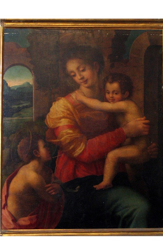 Bott. toscana sec. XVI, Madonna con Bambino e San Giovannino
