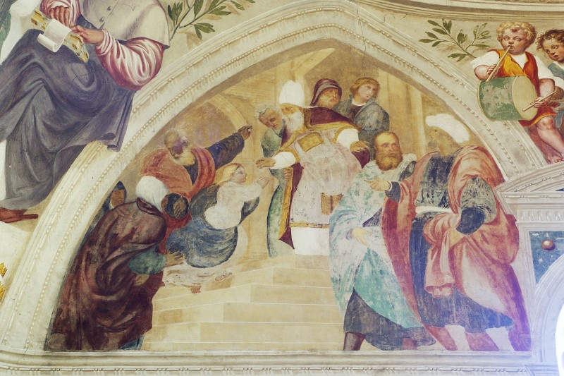 Amalteo P. sec. XVI, Presentazione di Maria fanciulla al tempio