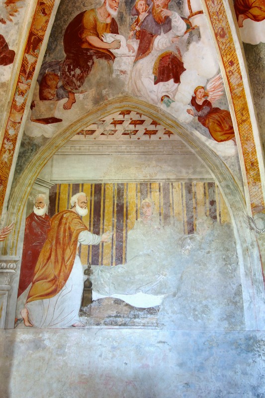 Zaffoni G.M. (1552-1556), Due santi visitano Santa Petronilla