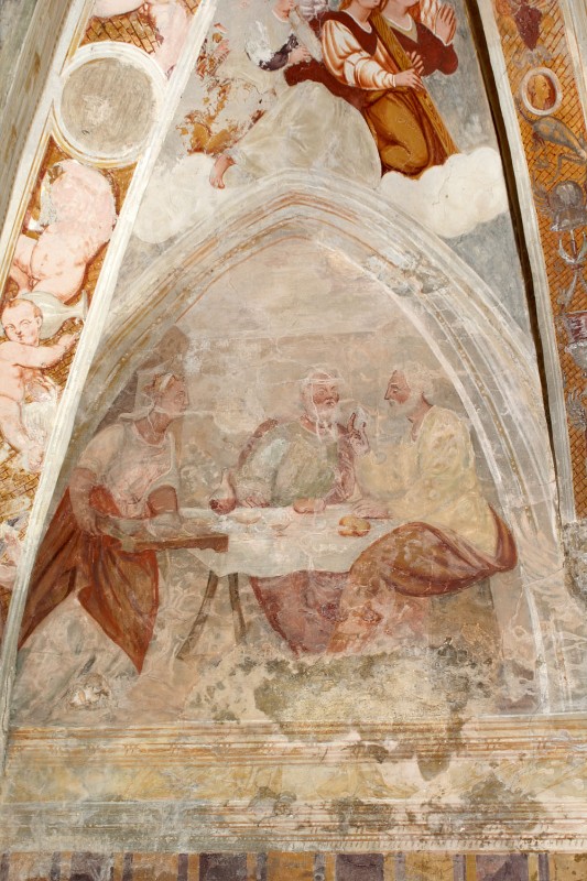 Zaffoni G.M. (1552-1556), Santa Petronilla con Gesù e Nicodemo