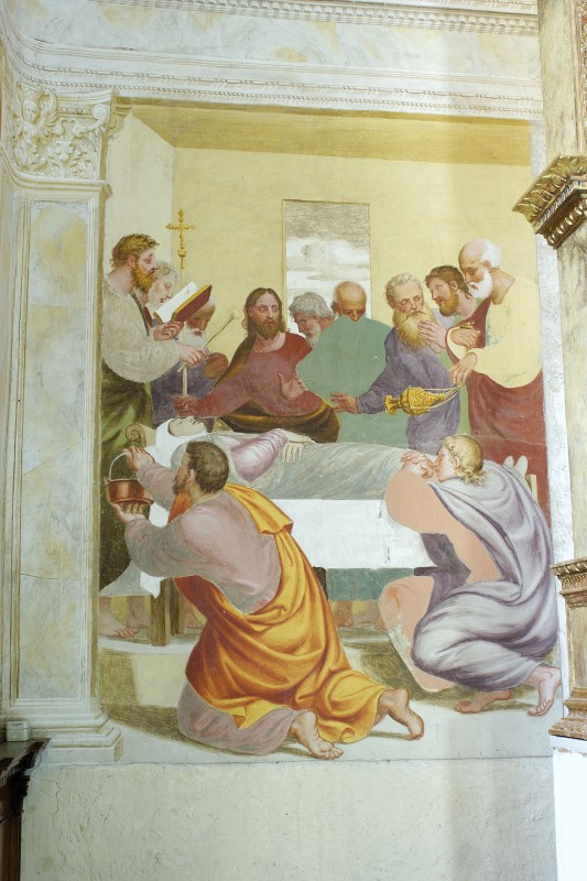 Amalteo P. sec. XVI, Morte di Maria con Apostoli