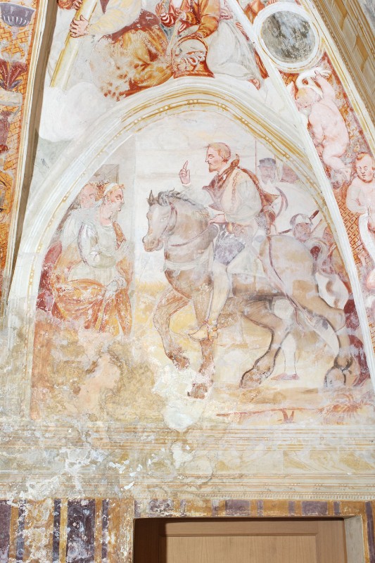 Zaffoni G.M. (1552-1556), Incontro di Santa Petronilla con il cavaliere