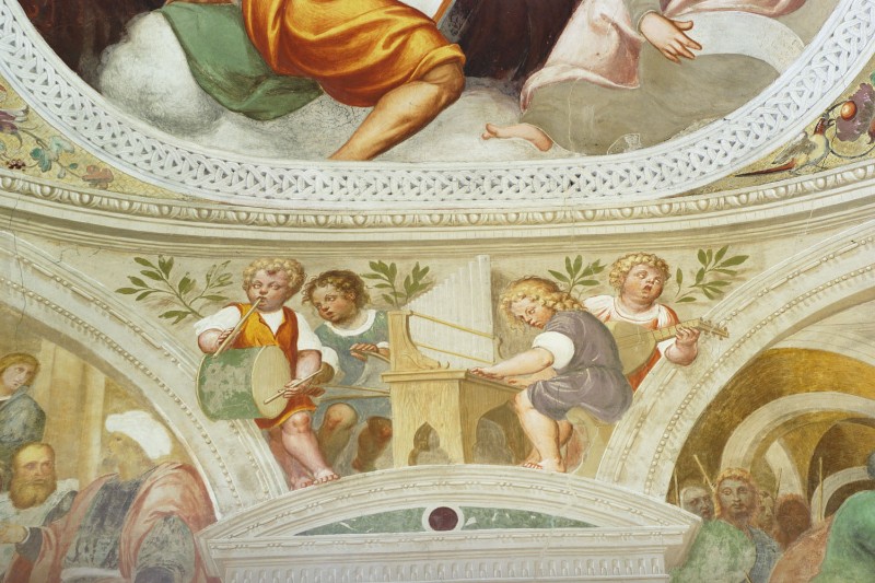 Amalteo P. sec. XVI, Quattro angeli musicanti