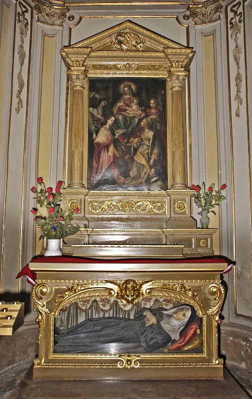 Bottega piemontese sec. XIX, Altare ligneo