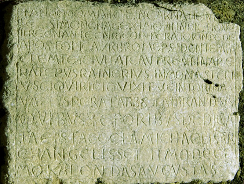 Maestranze laziali (1094), Epigrafe onoraria