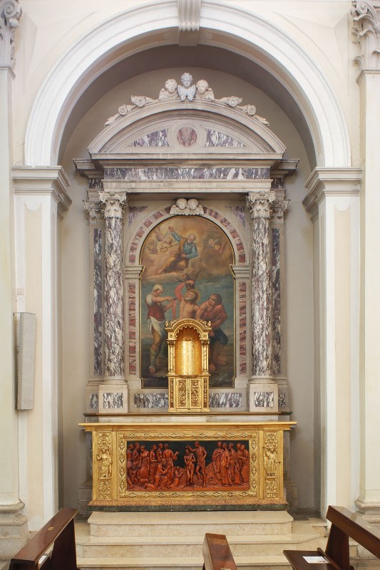 Maestranze friulane sec. XIX, Altare laterale di San Bartolomeo