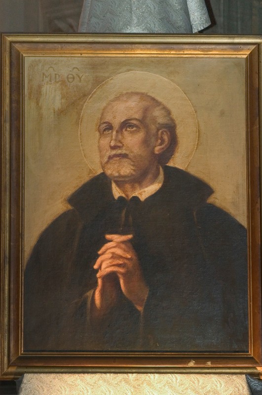 Ambito napoletano sec. XX, San Giovanni Leonardi in olio su tela
