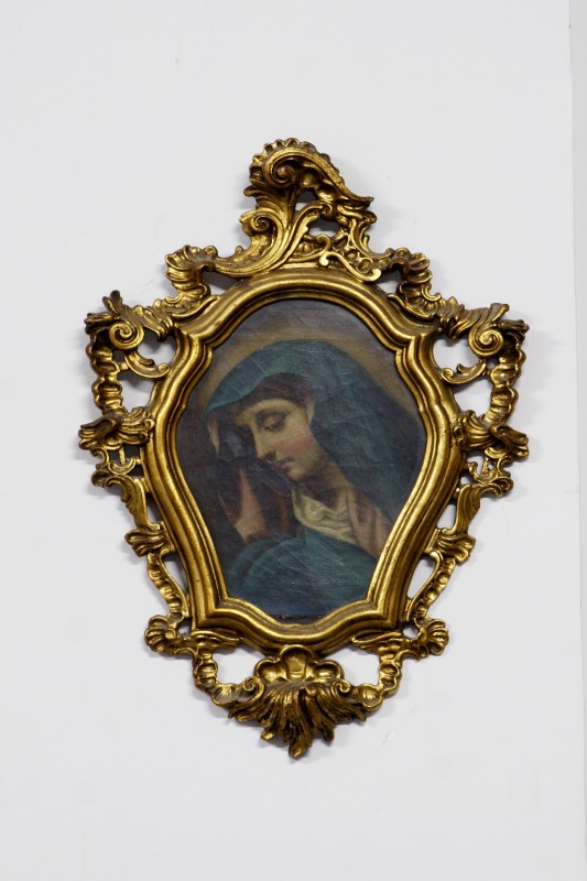 Ambito napoletano secc. XIX-XX, Madonna in olio su tela