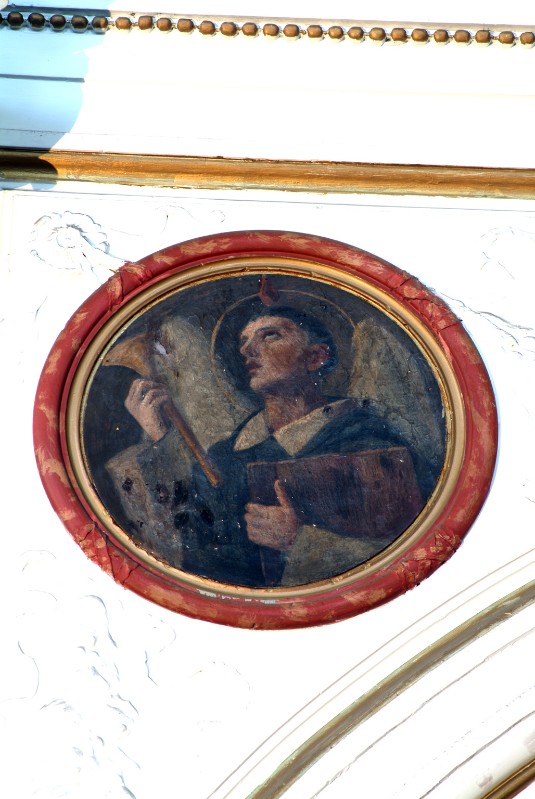 Ambito dell'Italia meridionale sec. XIX, San Vincenzo Ferrer in olio su tela