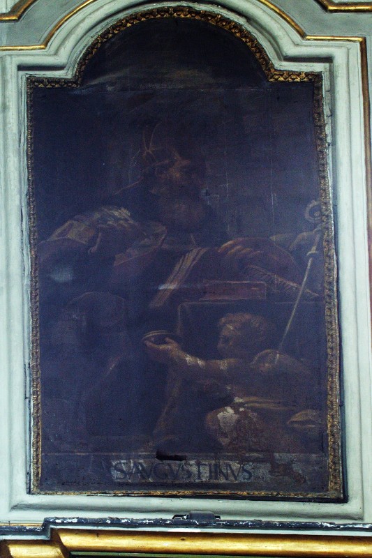 Viola D. seconda metà sec. XVII, Sant'Agostino in olio su tela