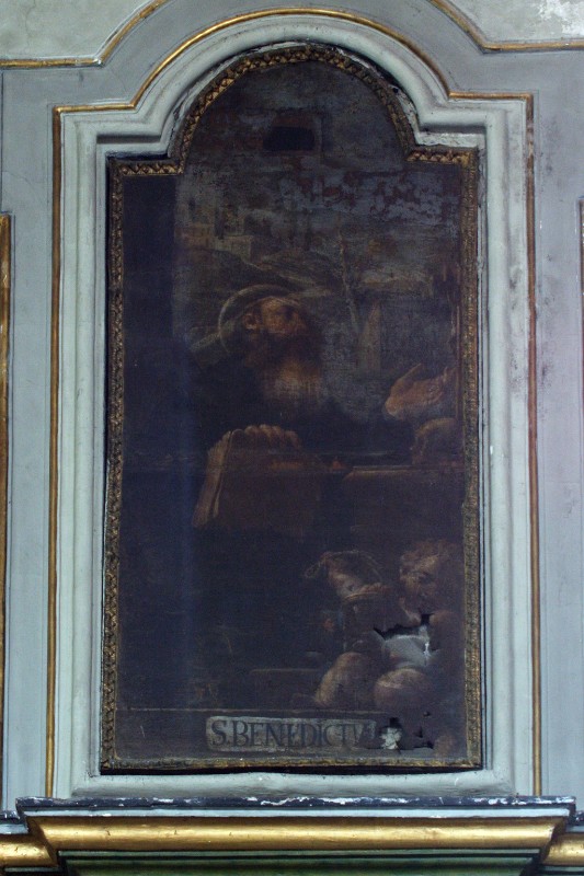 Viola D. seconda metà sec. XVII, San Benedetto in olio su tela