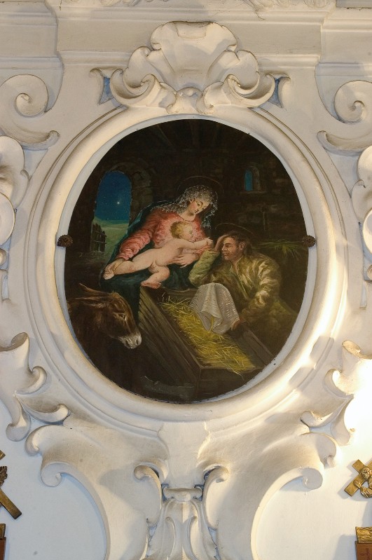 Frongillo A. fine sec. XX, Natività di Gesù in olio su tela