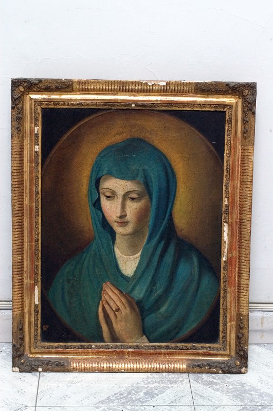 Ambito napoletano secc. XVIII-XIX, Madonna in preghiera in olio su tela