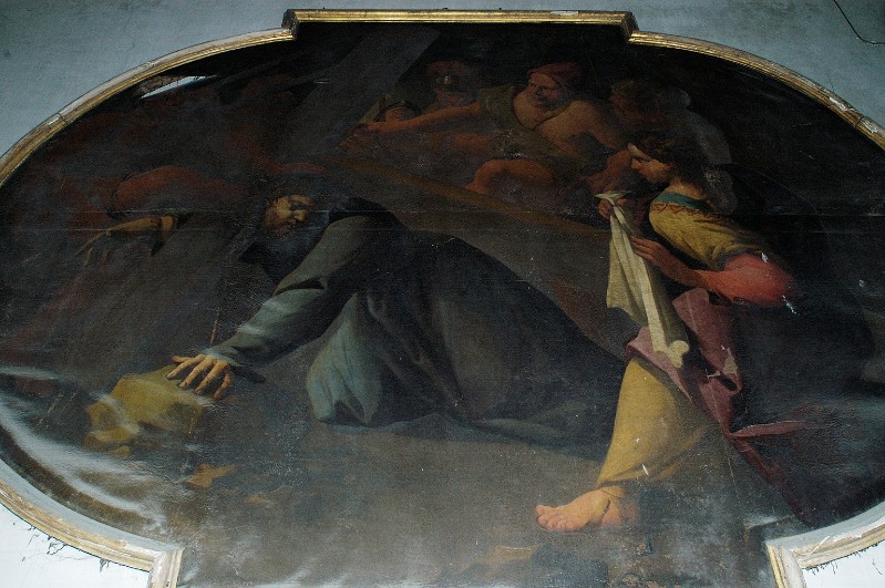 Del Po P. terzo quarto sec. XVII, Gesù Cristo incontra Santa Veronica