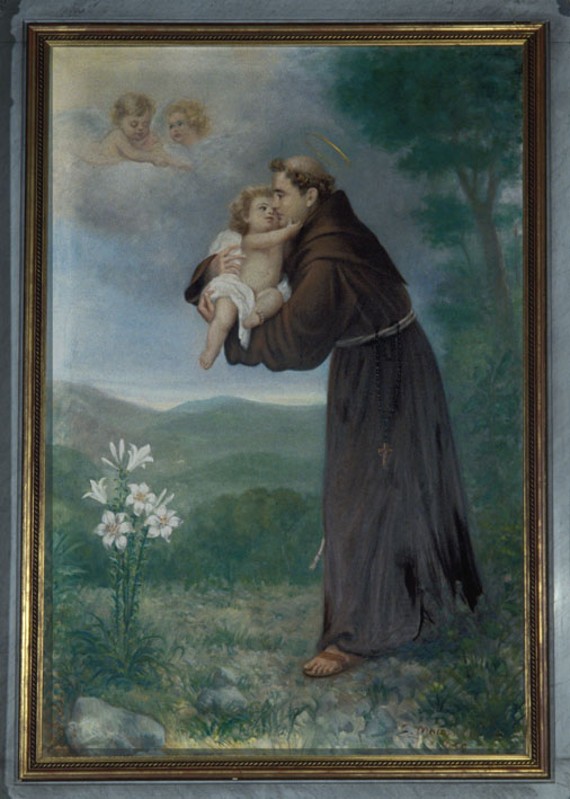 Moioli Da Olcio E. (1959), Sant'Antonio da Padova con Gesù Bambino